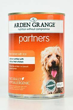 Arden Grange Partners Dog Chicken Rice konz.  395g