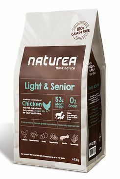 Naturea GF dog Light&Senior- all breeds 2kg