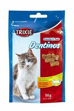 Pochoutka Dentafun DENTINOS pro kočky 50g TR