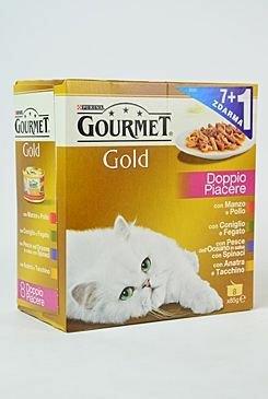 Gourmet Gold konz. kočka Multi gril.k.Mix 7x85g+1ksR