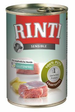Rinti Dog konzerva Sensible krůta+brambory 400g