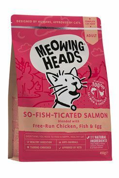 MEOWING HEADS So-fish-ticated Salmon 450 g
