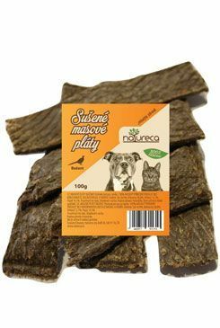 NATURECA pochoutka Masové pláty - Bažant, 100% maso 100g