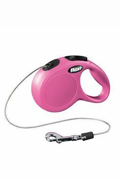 Vodítko FLEXI Classic NEW XS lanko 3m/8kg růžová