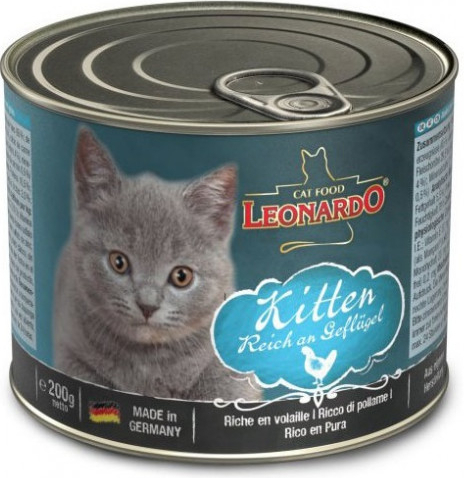 Leonardo Cat Kitten konzerva 200g
