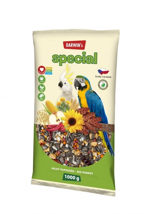 Darwin's velký papoušek special 1kg