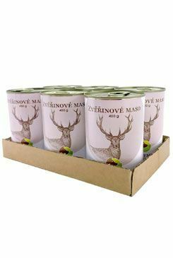 BOHEMIA MASO Zvěřinové ve vlastní šťávě SIX PACK 6x400g