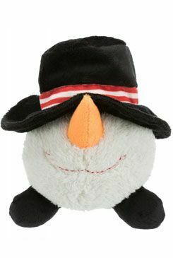 Vánoční hračka pes Míček Sněhulák plyš 18-29cm TR