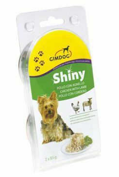 Gimdog ShinyDog konz. kuře+jehně 2x85g
