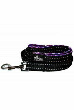 Vodítko DINOFASHION reflexní Lila softshell 180/2cm