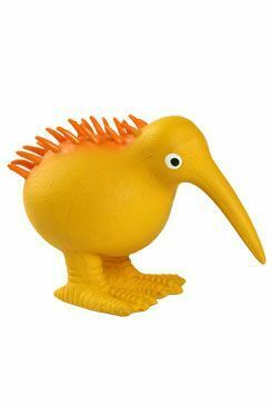 Hračka pes WHISTLE latex,pískací,oranžová 13,5cm Kiwi