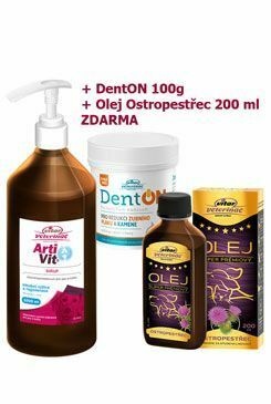 VITAR ArtiVit Sirup 1000ml+DentON100g+ostrop.olej200ml