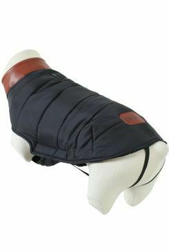 Obleček prošívaná bunda pro psy LONDON černá 45cm Zolux