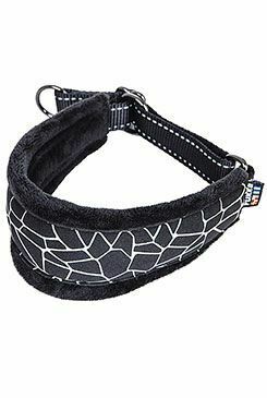 Obojek nylon Cube Hound polostah. černý (XS/22-28cm)