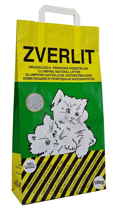 ZVERLIT Podestýlka zelená,hrubá, kočka 10kg