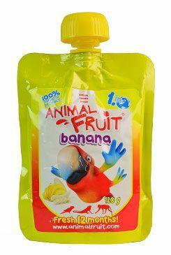 ANIMAL FRUIT kaps.Banán papoušci 120g Syrio