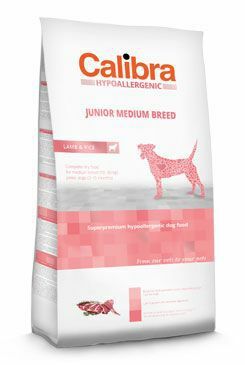 Calibra Dog HA Junior Medium Breed Lamb 14kg NEW
