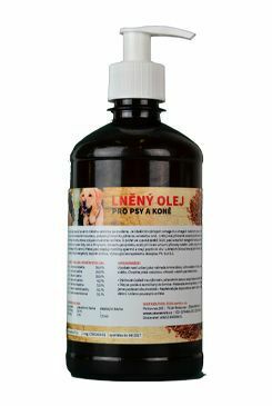 Lněný olej pro koně a psy ZEUS  500ml