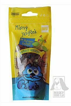 Pochoutka kočičí MAPES kuřecí kousky se šantou 50g