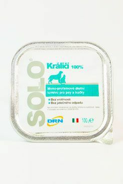 SOLO Coniglio 100% (králík) vanička 100g