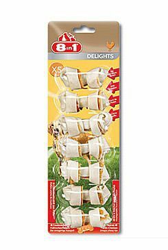 Pochoutka 8in1 Delights Chicken Bones XS 7ks