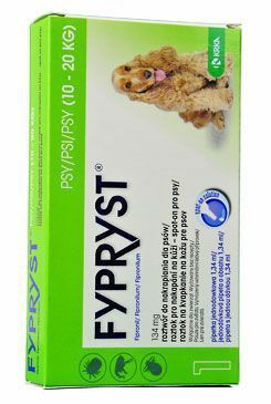 Fypryst Spot-on Dog M sol 1x1,34ml (10-20kg)