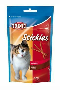 Trixie STICKIES hovězí tyčinky kočka 12ks 25g TR