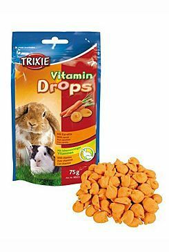 Trixie Drops s Karotenem a vitaminy Hlodavec 75g TR