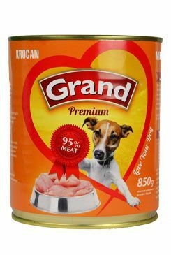 GRAND konz. pes krocaní 850g
