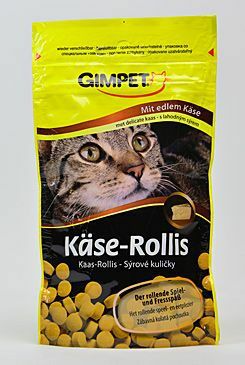 Gimpet kočka Kuličky sýrové Kase-Rollis  40g 80ks