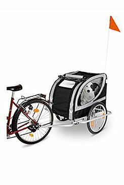Vozík přívěsný za kolo pro psa PARIS 148x90x88cm KAR