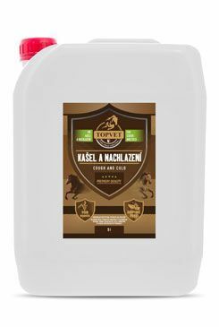 Kašel a nachlazení sirup pro koně TOPVET 5l