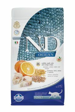 N&D OCEAN LG CAT Adult Codfish&Orange 1,5kg