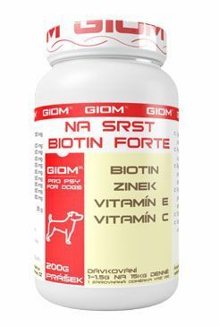 Giom pes Na srst Biotin FORTE 200g plv