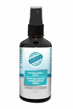 Spray na ruce antibakteriální - hedvábí TOPVET 50ml