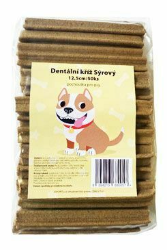 Pochoutka Dentální kříž Sýrový 50ks
