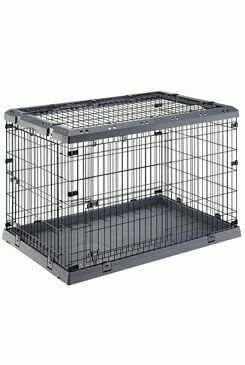 Přepravka SUPERIOR 120 skládací pro psy šedá FP