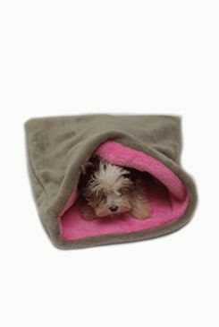 Spací pytel 3v1 béžová/sv.růžová MINI pes,kočka č.24
