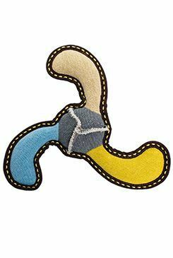 Hračka pes Bumerang jutový 27cm,robustní aport HipHop