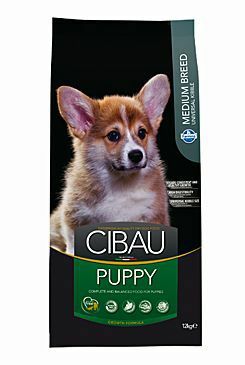 CIBAU Puppy Medium 12kg+2kg ZDARMA