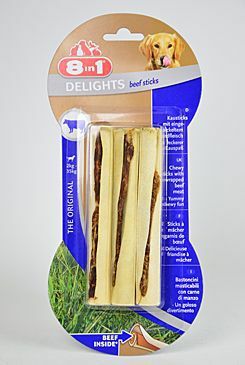 Pochoutka 8in1 Delights Beef Sticks 3ks