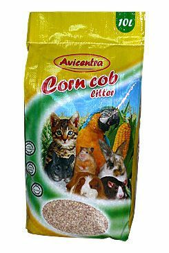 Avicentra kukuřičná podestýlka 10l hrubá