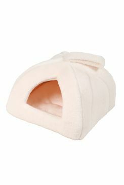 Pelech domek iglů 35x35cm sv. Růžová 1ks