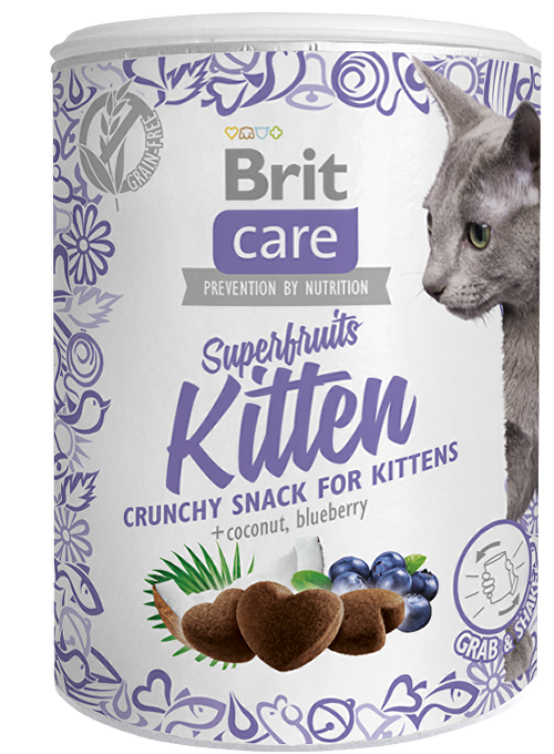 Brit Care Cat Snack Superfruits Kitten 100g