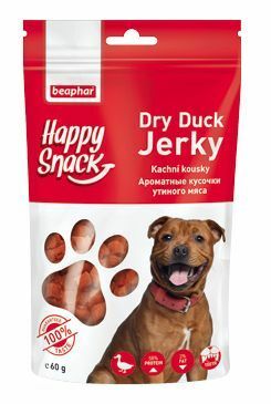 Pochoutka Happy Snack Dog kachní kousky 60g