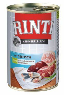 Rinti Dog konzerva Kennerfleisch mořská ryba 400g