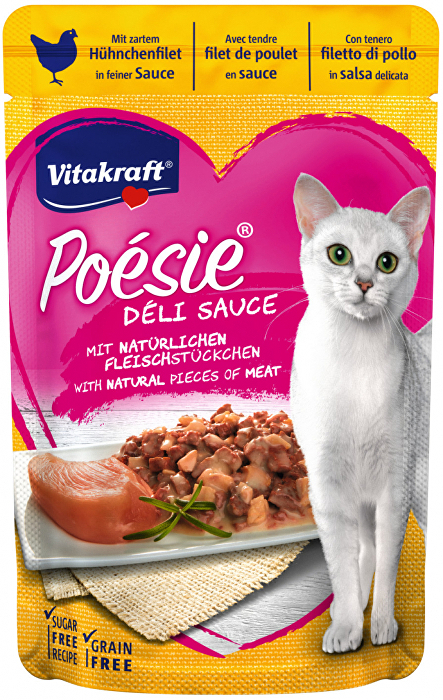 Vitakraft Cat Poésie Délice Sauce kapsa kuřecí 85g