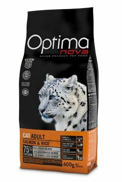 Optima Nova Cat Adult Salmon&Rice 400g