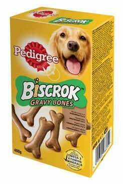 Pedigree poch.Biscrok Gravy Bones Flavour Biscuit 400g