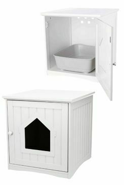 Skříňka na kočičí toaletu 49x51x51cm bílá TR
